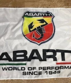Abarth Flag 3X5 Ft Polyester Banner USA 90x150cm