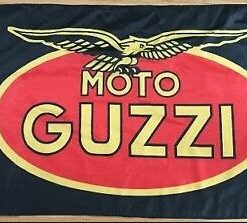 Moto Guzzi Black Flag 3X5 Ft Polyester Banner USA 90x150cm