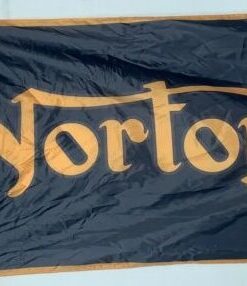 Norton Motorcycle Black Flag 3X5 Ft Polyester Banner USA 90x150cm