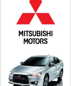 Mitsubishi Sport Flag Vertical 3X5 Ft Polyester Banner USA 90x150cm