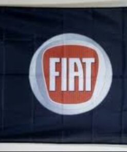 Fiat Black Flag 3X5 Ft Polyester Banner USA 90x150cm