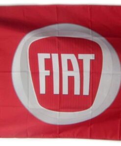 Fiat Red Flag 3X5 Ft Polyester Banner USA 90x150cm