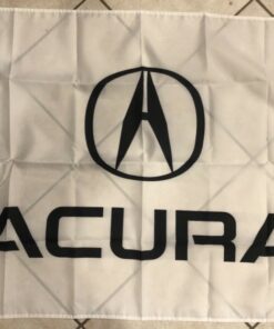 Acura Sport Racing White Flag 3X5 Ft Polyester Banner USA 90x150cm