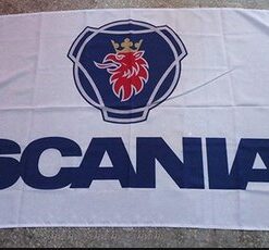 Scania Car Flag 3X5 Ft Polyester Banner USA 90x150cm