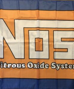Nos Flag Nitrous Oxide Systems Banner Drag Racing Car 3X5 Ft Polyester Banner USA 90x150cm