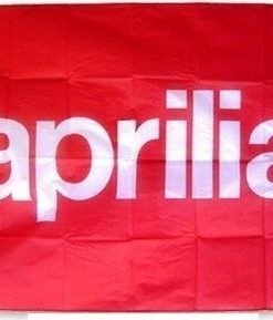 Aprilia Red Logo Motorcycle Flag 3X5 Ft Polyester Banner USA 90x150cm