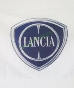 Lancia Delta White Flag3X5 Ft Polyester Banner USA 90x150cm