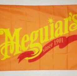 Meguiars Automotive Car Orange Flag 3X5 Ft Polyester Banner USA 90x150cm