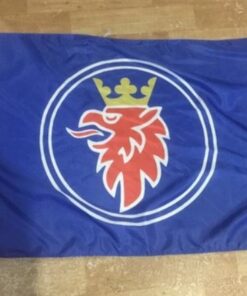 Saab Flag 3X5 Ft Polyester Banner USA 90x150cm