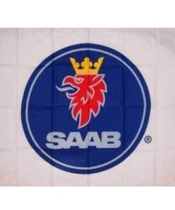 Saab Car Racing Sport Flag 3X5 Ft Polyester Banner USA 90x150cm