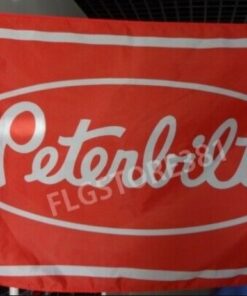 Peterbilt Truck Red Flag 3X5 Ft Polyester Banner USA 90x150cm