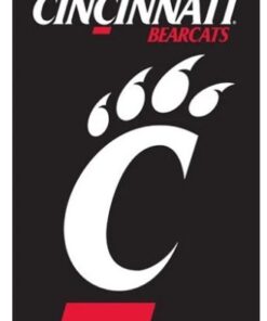 Cincinnati Bearcats Sport Black Flag 3X5ft Banner USA Polyester with 2 Brass Grommets