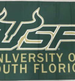 South Florida Bulls University Flag 3X5ft Banner USA Polyester with 2 Brass Grommets