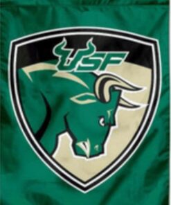 South Florida Bulls Green Flag 3X5ft Banner USA Polyester with 2 Brass Grommets