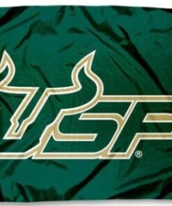 South Florida Bulls Green USA Flag 3X5ft Banner USA Polyester with 2 Brass Grommets