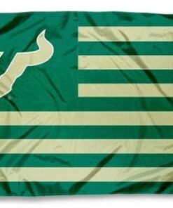 South Florida Bulls Green USA Club Flag 3X5ft Banner USA Polyester with 2 Brass Grommets