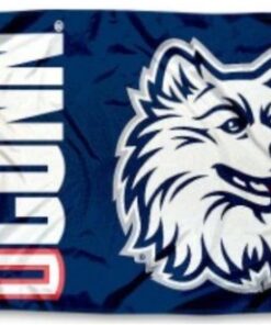 Connecticut Huskies Sport Flag 3X5ft Banner USA Polyester with 2 Brass Grommets