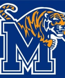 Memphis Tigers Hand Flag 3X5ft Banner Polyester with 2 Brass Grommets