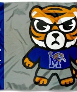 Memphis Tigers Kawaii Tokyodachi Mascot Flag 3X5ft Banner Polyester with 2 Brass Grommets