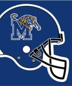 Memphis Tigers Helmet Flag 3X5ft Banner Polyester with 2 Brass Grommets