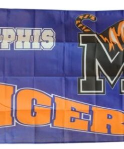 Memphis Tigers Polyester Flag 3X5ft Banner Polyester with 2 Brass Grommets