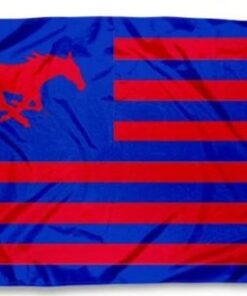 Southern Methodist Mustangs Sport Flag 3X5ft Banner Polyester with 2 Brass Grommets
