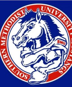 Southern Methodist Mustangs Club Flag 3X5ft Banner Polyester with 2 Brass Grommets