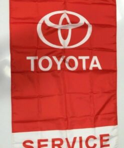 Toyota Style 6 Banner Flag Car Landcruiser Hilux Mechanic Workshop Man Cave 3x5ft