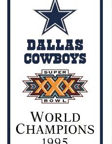Dallas Cowboys Flag Banner USA 90x150cm, 6 flag design