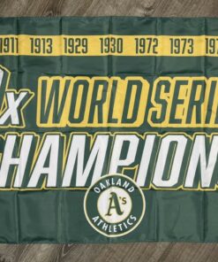 Oakland Athletics World Series Championship Flag 3x5 ft Sports Banner A's