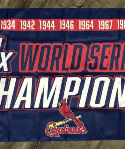 St. Louis Cardinals World Series Championship Flag 3x5 ft Banner Man-Cave