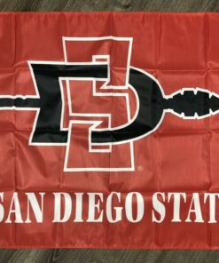 San Diego State University Aztecs SDSU Flag 3x5 ft Red College Banner