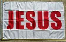 Jesus Flag Jesus WR Faith In God We Trust White Hope Sign USA 3x5'