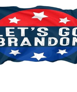 "Let?s Go Brandon"Flag for Wall College 3x5 Ft  Red Blue with Brass Grommets