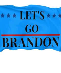 "Let?s Go Brandon"Flag for Wall College 3x5Ft Blue with Brass Grommets