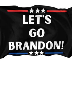 "Let?s Go Brandon"Flag for Wall College 3x5Ft Black With Brass Grommets