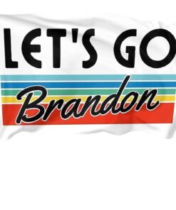"Let?s Go Brandon"Flag for Wall College 3x5Ft White With Brass Grommets