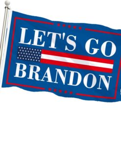 Let's Go Brandon Flag Outdoor Banner with 2 Brass Grommets for Outdoor and Indoor Decorations 3x5Ft