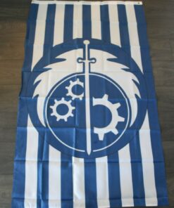 California Republic Fallout Flag Banner Brotherhood of Steel State Blue 3x5ft New
