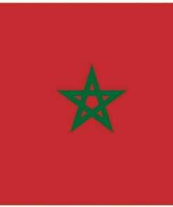 3x5FT Flag of Morocco Green Emerald Pentagram National Kingdom Decor