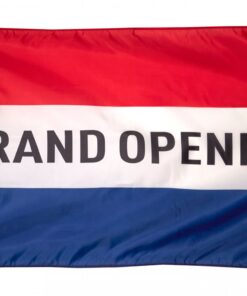 Advertising Grand Opening Flag 3x5FT Deluxe Indoor Outdoor Business Banner Store