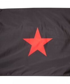 Large 3x5FT EZLN Flag Zapatista Army National Liberation Zapata Mexico Red Star