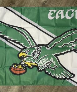 Philadelphia Eagles Retro Logo Flag 3x5 ft Sports Banner Man-Cave Garage Bar