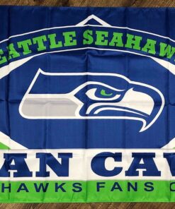 Seattle Seahawks Man-Cave Flag 3x5 ft Sports Banner Super Bowl Championship