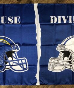 San Diego Chargers vs Dallas Cowboys House Divided Flag 3x5 ft Banner New