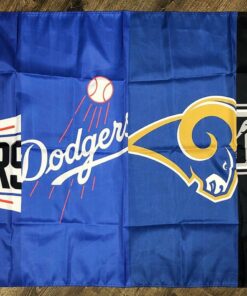 Los Angeles Clippers Dodgers Rams Kings Flag 3x5 ft Sports Banner Man-Cave