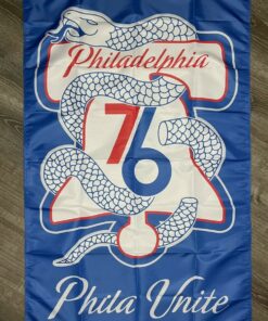 Philadelphia 76ers Flag 3x5 ft Vertical Sports Basketball Banner Man-Cave Vertical