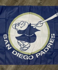 San Diego Padres Flag 3x5 ft Blue Sports Baseball Banner Man-Cave Garage New