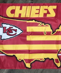 Kansas City Chiefs Flag 3x5 ft Sports Football Banner Man-Cave Garage