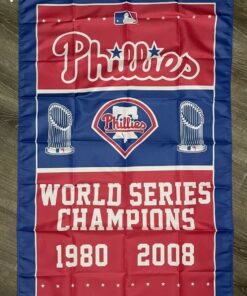 Philadelphia Phillies World Series Championship Flag 3x5 ft Sports Banner